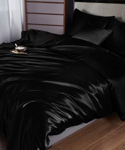 Fashion Pure Silk Digital Print Bedding Sets(1 Quilt,1 Sham,1 pillow cases)SJT-986024