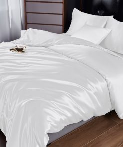 Fashion Pure Silk Digital Print Bedding Sets(1 Quilt,1 Sham,1 pillow cases)SJT-986023