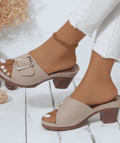 Fashion High Quality Real Leather Slippers LX-872325