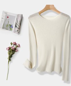 Ski series black and white color blocked knitting MY-93251