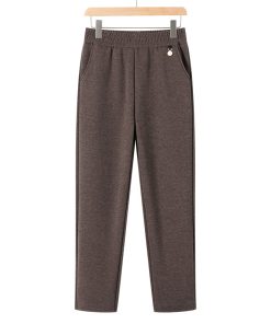 2 Color Full-Print Back Pocket Sequined Pants WKZ-93610