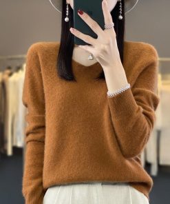 Embroidered Fried Dough Twists knit cardigan MY-93262