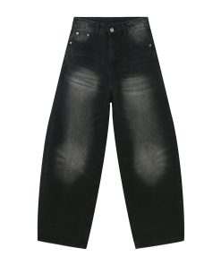 All-Over Straight-Leg Jeans WKZ-93621