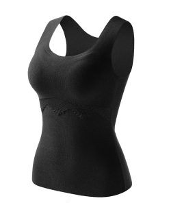 Blue textile vest BX-934142