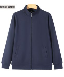 White embossed jacket with dark patterns WT-813119