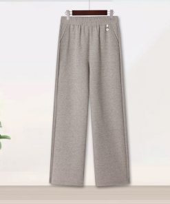 Fake two denim pants with skirt edges WKZ-93620